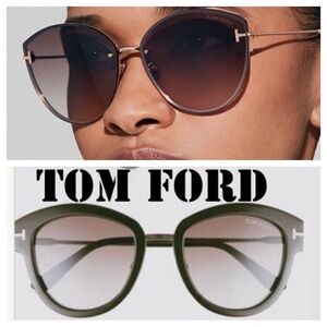 TOM FORD EVANGELINE SUNGLASSES AND CASE